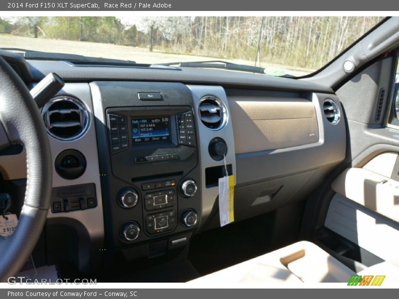 Race Red / Pale Adobe 2014 Ford F150 XLT SuperCab