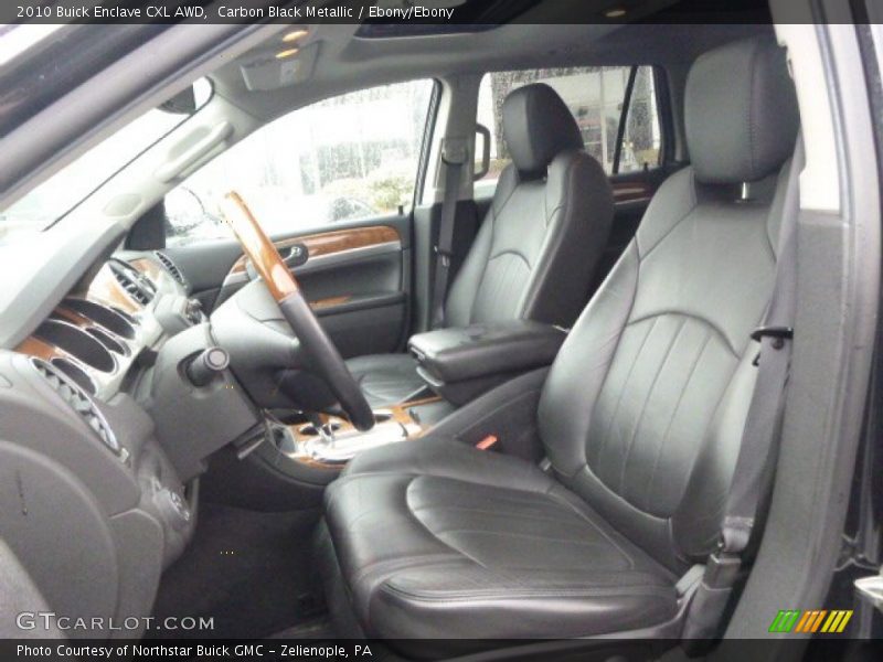 Carbon Black Metallic / Ebony/Ebony 2010 Buick Enclave CXL AWD