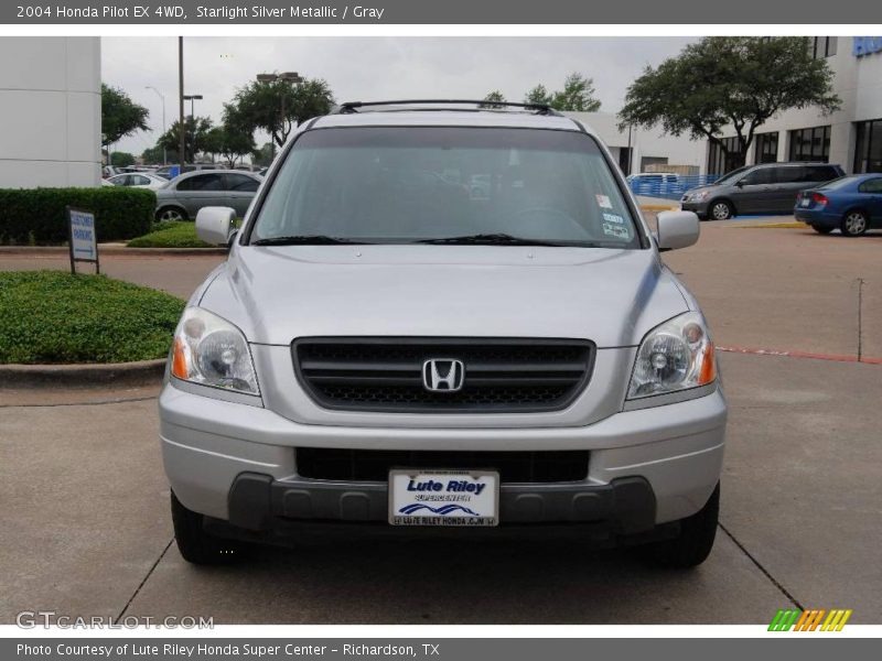 Starlight Silver Metallic / Gray 2004 Honda Pilot EX 4WD