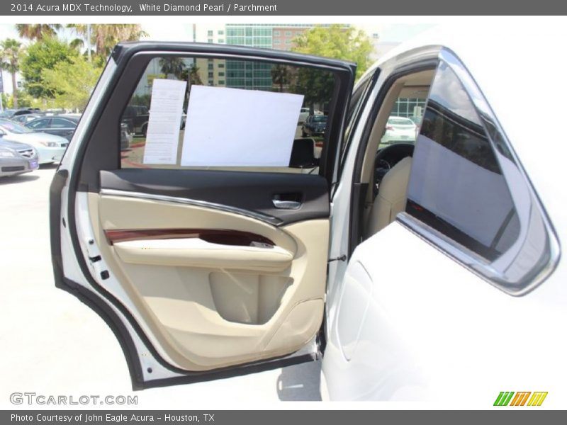 White Diamond Pearl / Parchment 2014 Acura MDX Technology