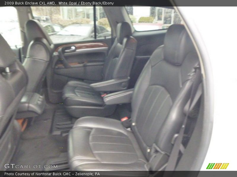 White Opal / Ebony Black/Ebony 2009 Buick Enclave CXL AWD