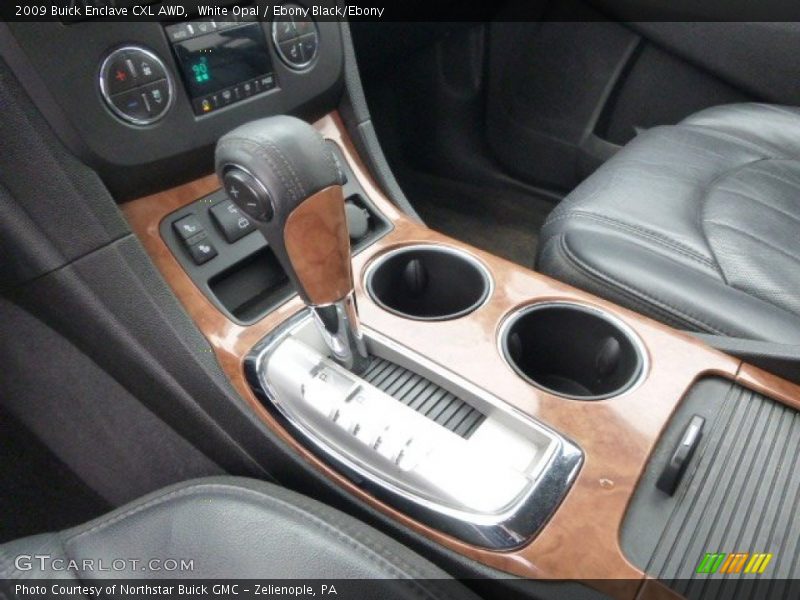 White Opal / Ebony Black/Ebony 2009 Buick Enclave CXL AWD