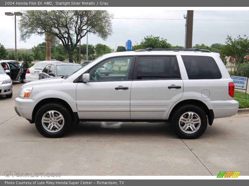 Starlight Silver Metallic / Gray 2004 Honda Pilot EX 4WD