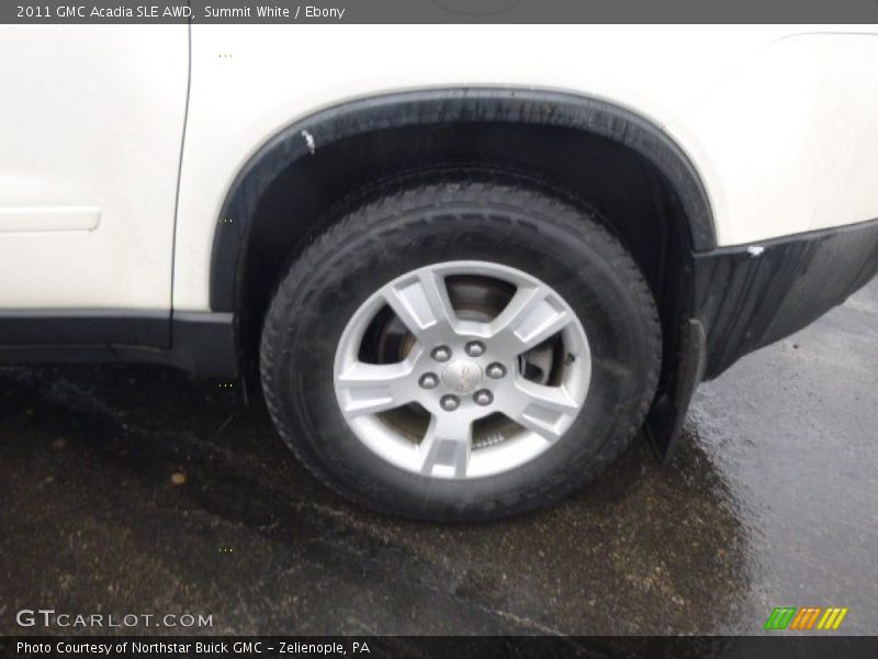 Summit White / Ebony 2011 GMC Acadia SLE AWD