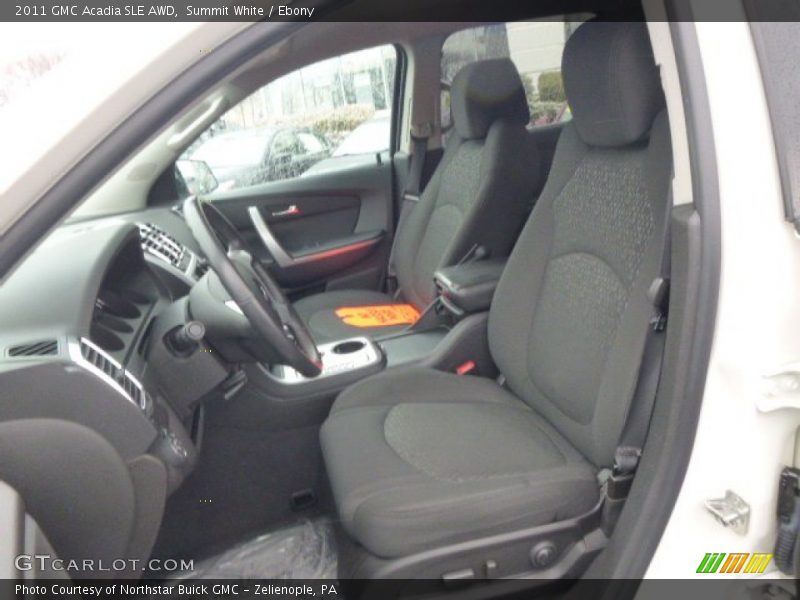 Summit White / Ebony 2011 GMC Acadia SLE AWD