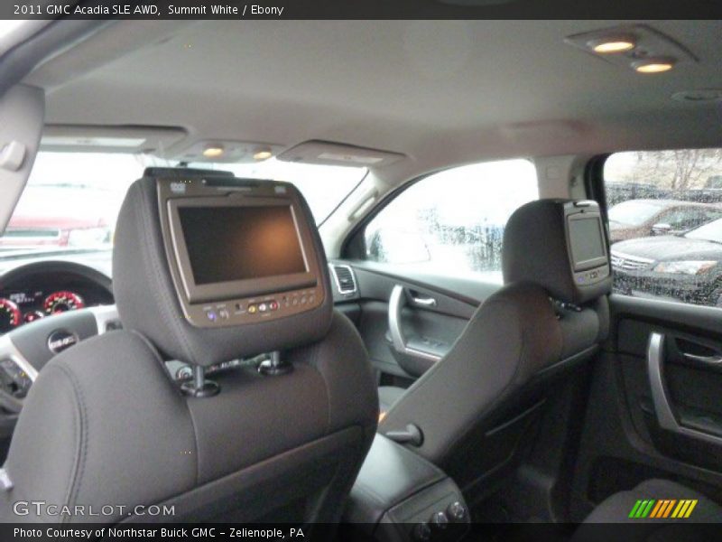 Summit White / Ebony 2011 GMC Acadia SLE AWD