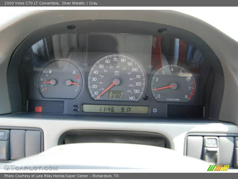 Silver Metallic / Gray 2000 Volvo C70 LT Convertible