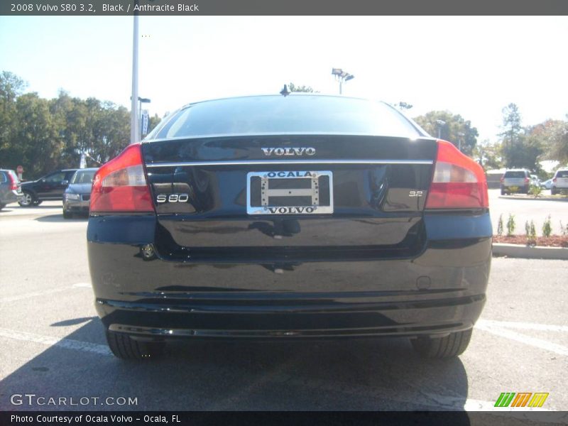 Black / Anthracite Black 2008 Volvo S80 3.2