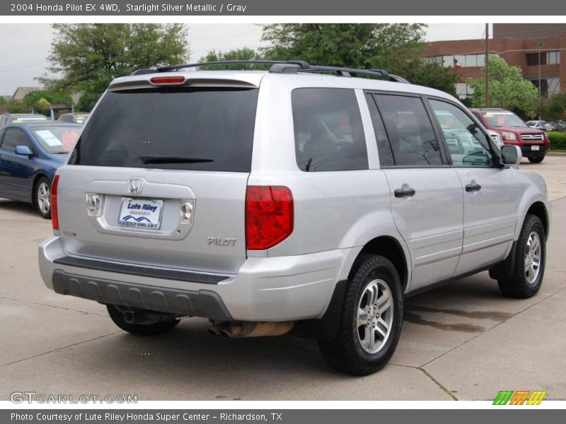 Starlight Silver Metallic / Gray 2004 Honda Pilot EX 4WD