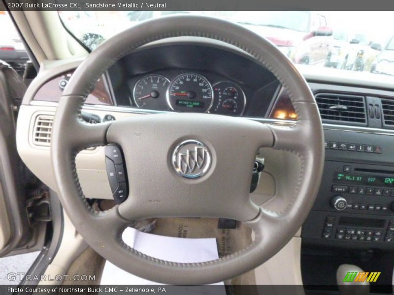 Sandstone Metallic / Neutral 2007 Buick LaCrosse CXL