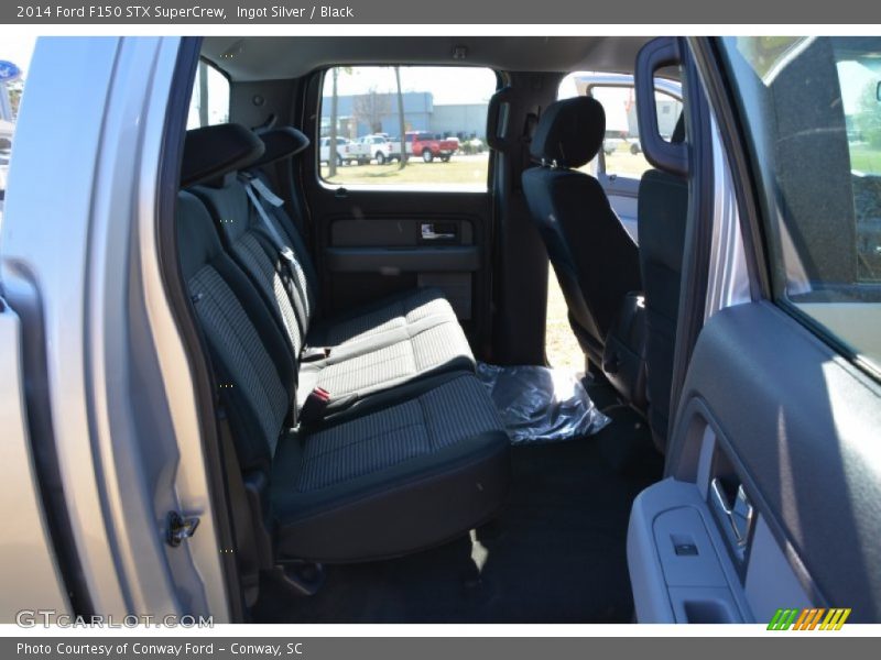 Ingot Silver / Black 2014 Ford F150 STX SuperCrew