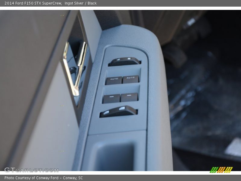 Ingot Silver / Black 2014 Ford F150 STX SuperCrew