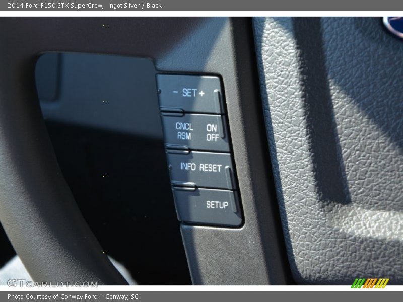 Ingot Silver / Black 2014 Ford F150 STX SuperCrew