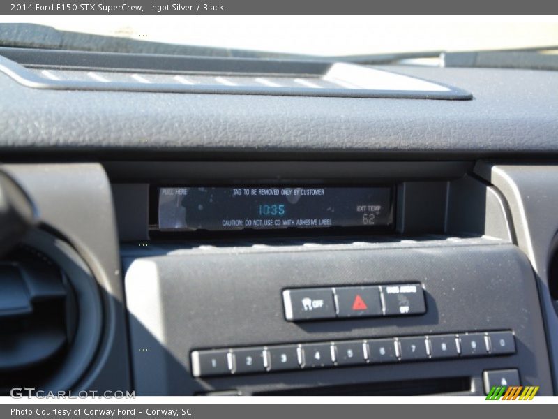 Ingot Silver / Black 2014 Ford F150 STX SuperCrew