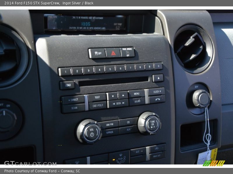 Ingot Silver / Black 2014 Ford F150 STX SuperCrew
