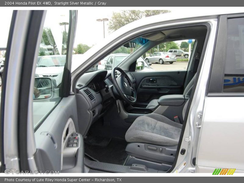 Starlight Silver Metallic / Gray 2004 Honda Pilot EX 4WD