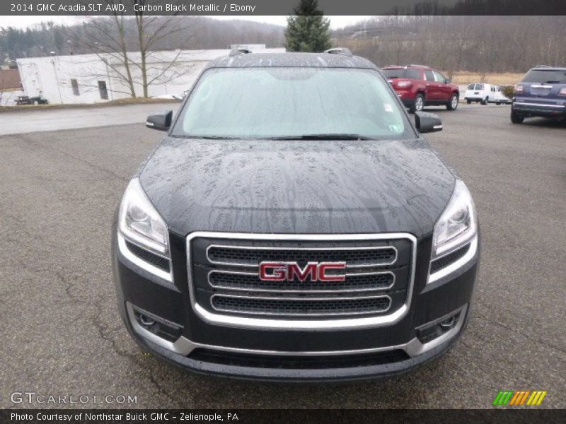 Carbon Black Metallic / Ebony 2014 GMC Acadia SLT AWD