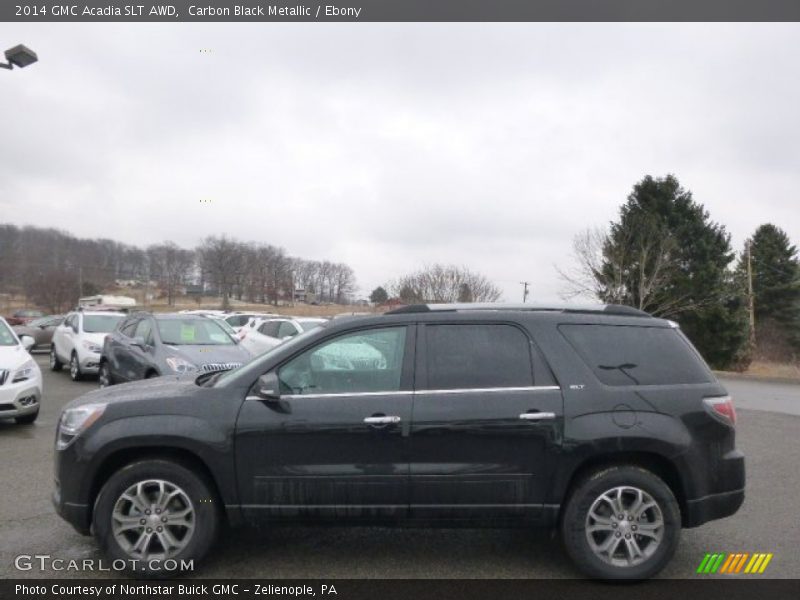Carbon Black Metallic / Ebony 2014 GMC Acadia SLT AWD