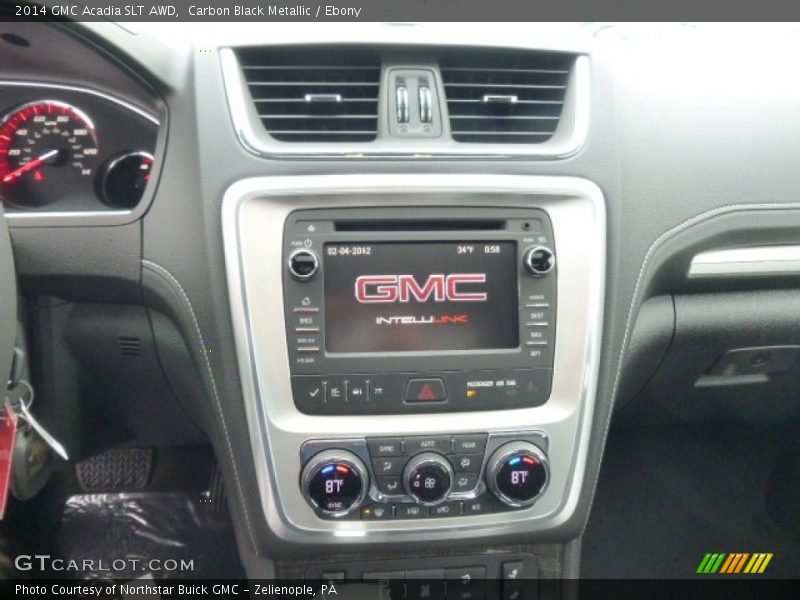 Carbon Black Metallic / Ebony 2014 GMC Acadia SLT AWD