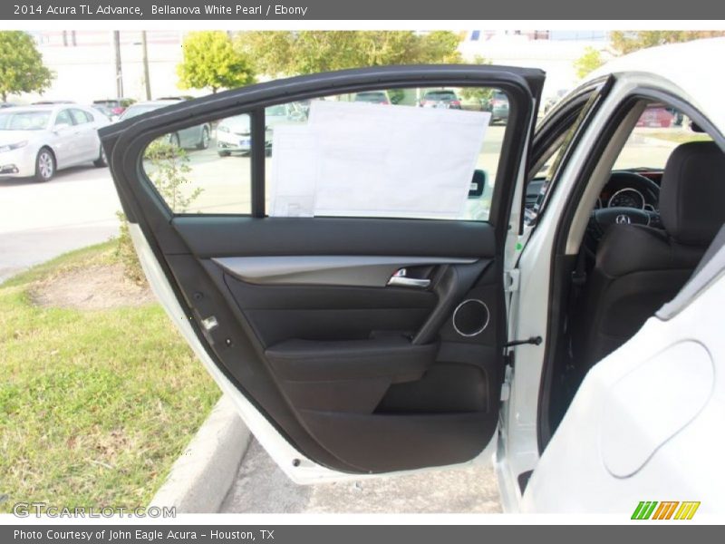 Bellanova White Pearl / Ebony 2014 Acura TL Advance