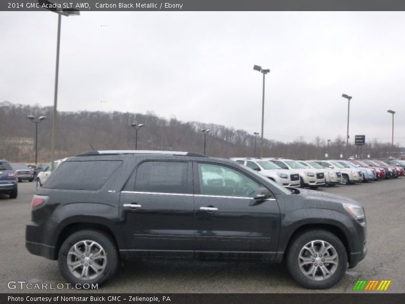 Carbon Black Metallic / Ebony 2014 GMC Acadia SLT AWD