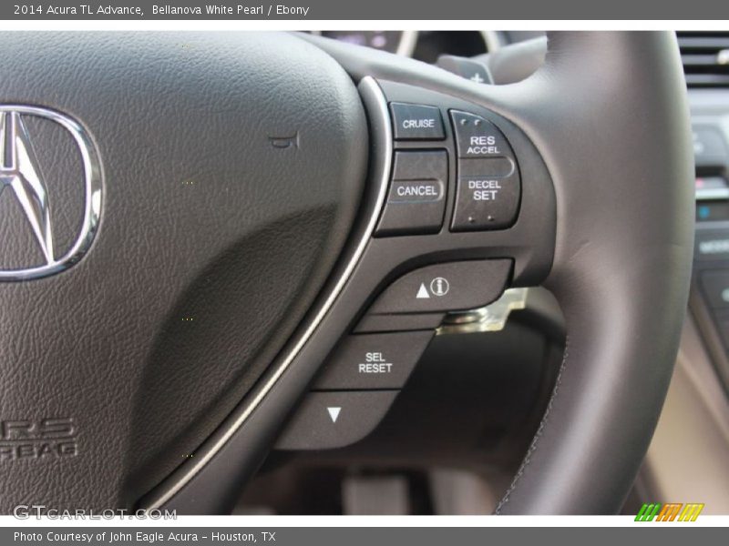 Bellanova White Pearl / Ebony 2014 Acura TL Advance