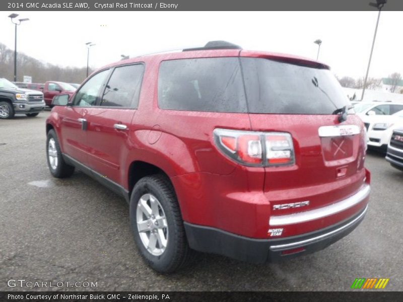 Crystal Red Tintcoat / Ebony 2014 GMC Acadia SLE AWD