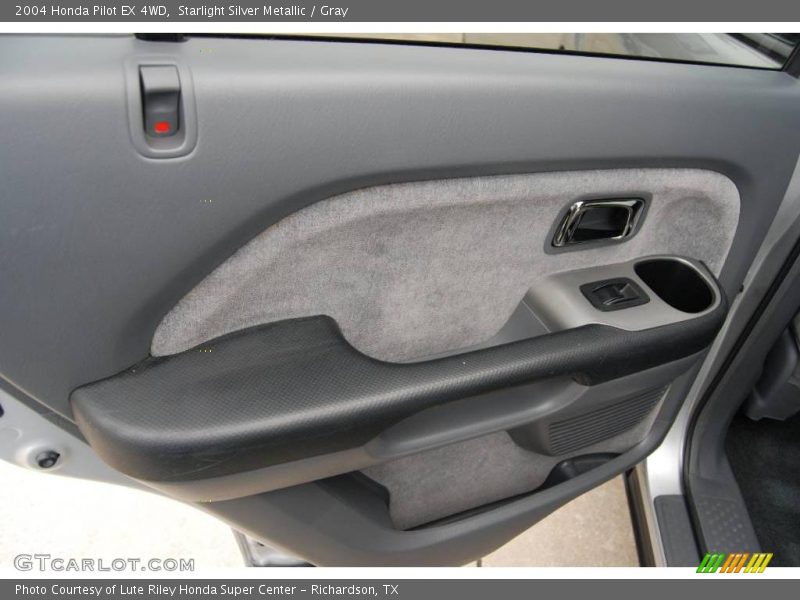 Starlight Silver Metallic / Gray 2004 Honda Pilot EX 4WD