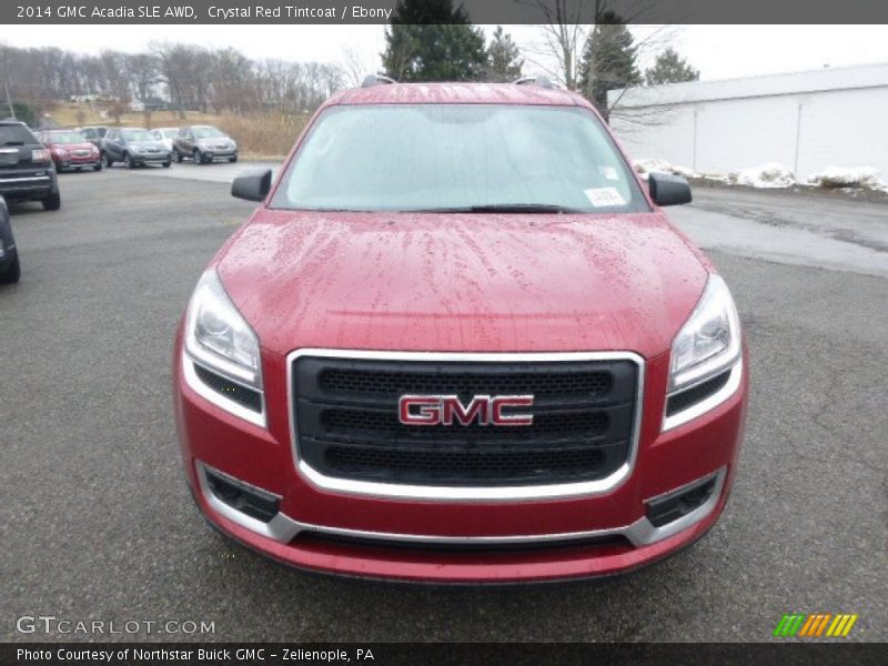 Crystal Red Tintcoat / Ebony 2014 GMC Acadia SLE AWD