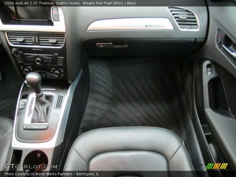 Misano Red Pearl Effect / Black 2009 Audi A4 2.0T Premium quattro Sedan