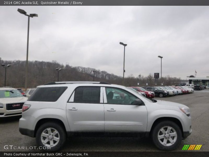 Quicksilver Metallic / Ebony 2014 GMC Acadia SLE