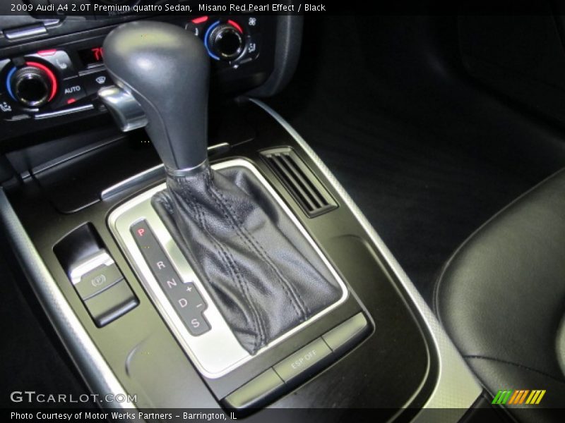 Misano Red Pearl Effect / Black 2009 Audi A4 2.0T Premium quattro Sedan