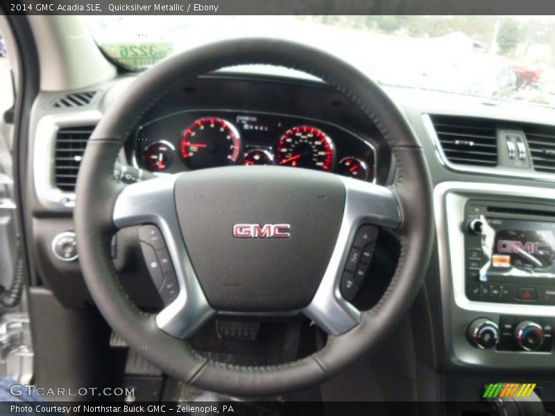 Quicksilver Metallic / Ebony 2014 GMC Acadia SLE