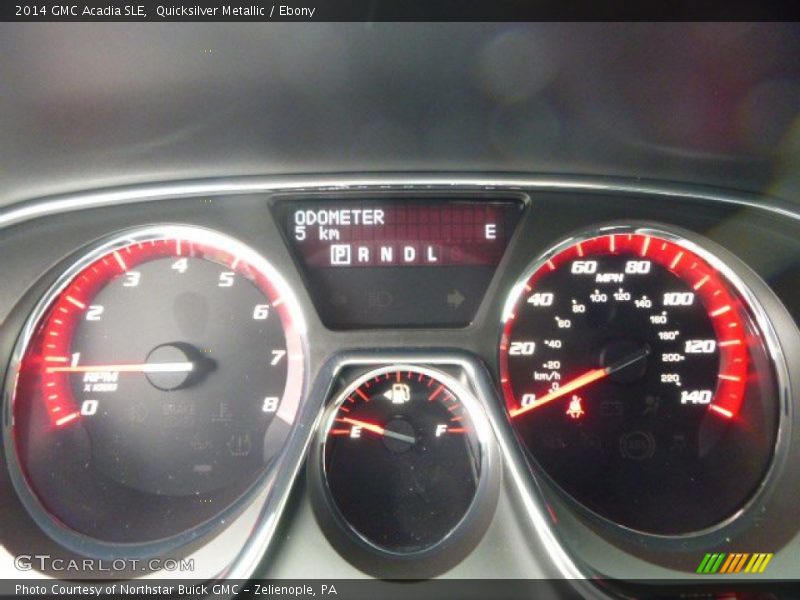 Quicksilver Metallic / Ebony 2014 GMC Acadia SLE