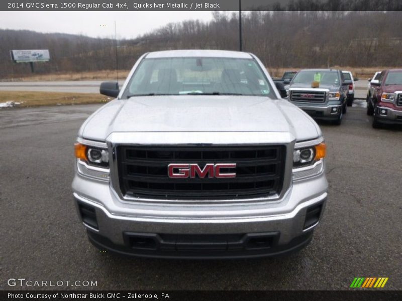 Quicksilver Metallic / Jet Black 2014 GMC Sierra 1500 Regular Cab 4x4