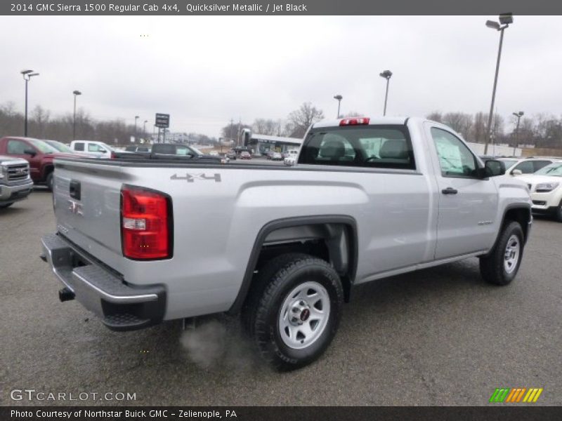 Quicksilver Metallic / Jet Black 2014 GMC Sierra 1500 Regular Cab 4x4