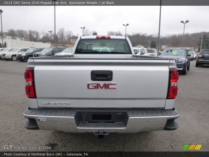 Quicksilver Metallic / Jet Black 2014 GMC Sierra 1500 Regular Cab 4x4