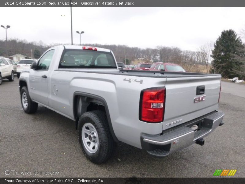 Quicksilver Metallic / Jet Black 2014 GMC Sierra 1500 Regular Cab 4x4
