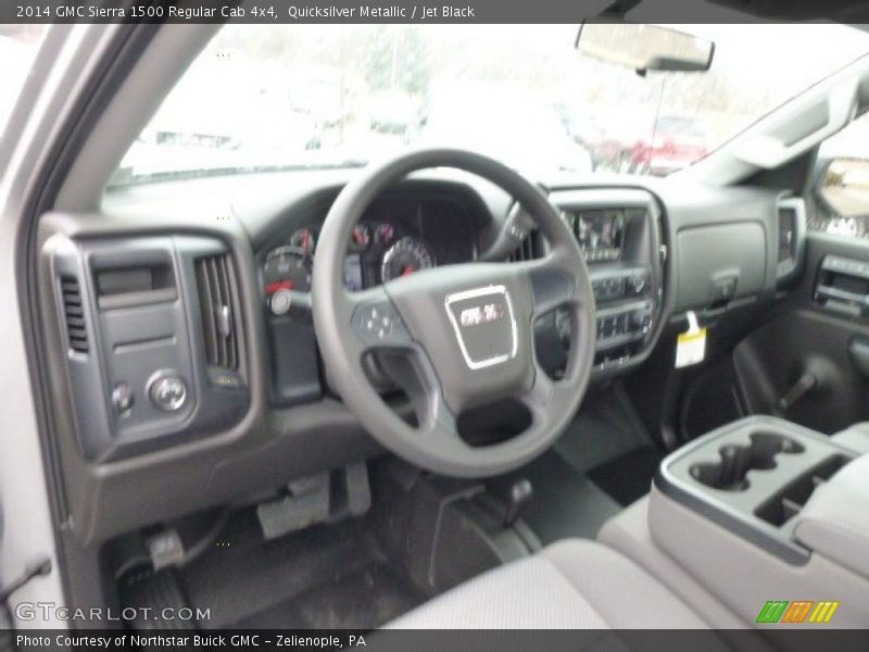 Quicksilver Metallic / Jet Black 2014 GMC Sierra 1500 Regular Cab 4x4