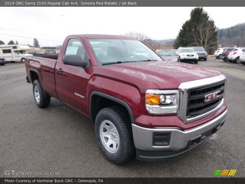 Sonoma Red Metallic / Jet Black 2014 GMC Sierra 1500 Regular Cab 4x4