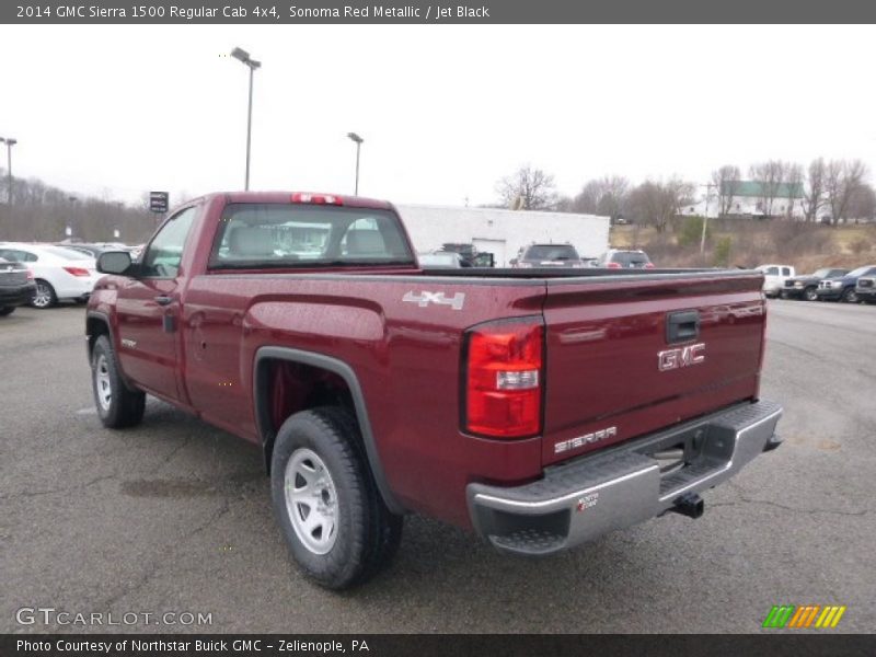 Sonoma Red Metallic / Jet Black 2014 GMC Sierra 1500 Regular Cab 4x4