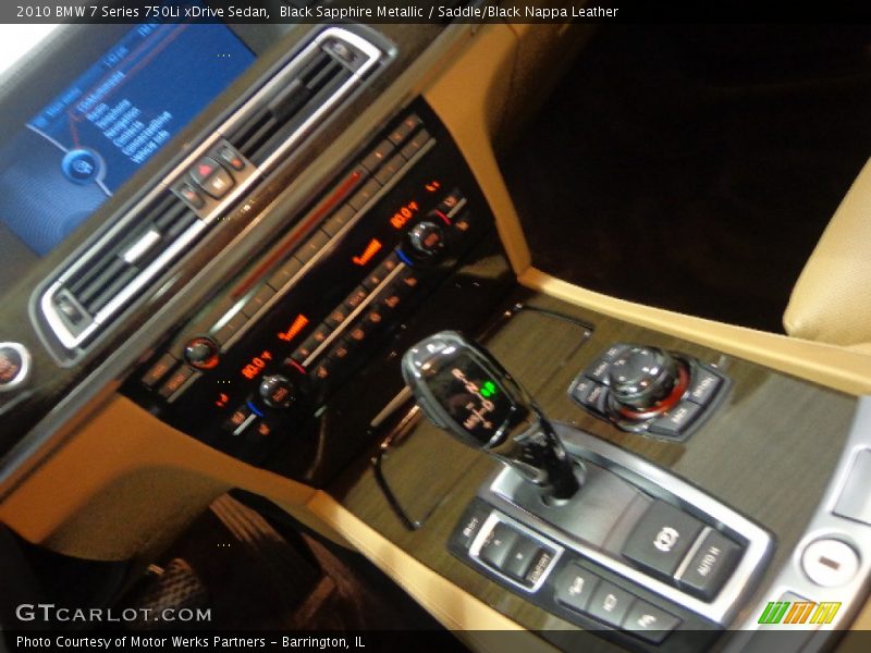 Black Sapphire Metallic / Saddle/Black Nappa Leather 2010 BMW 7 Series 750Li xDrive Sedan