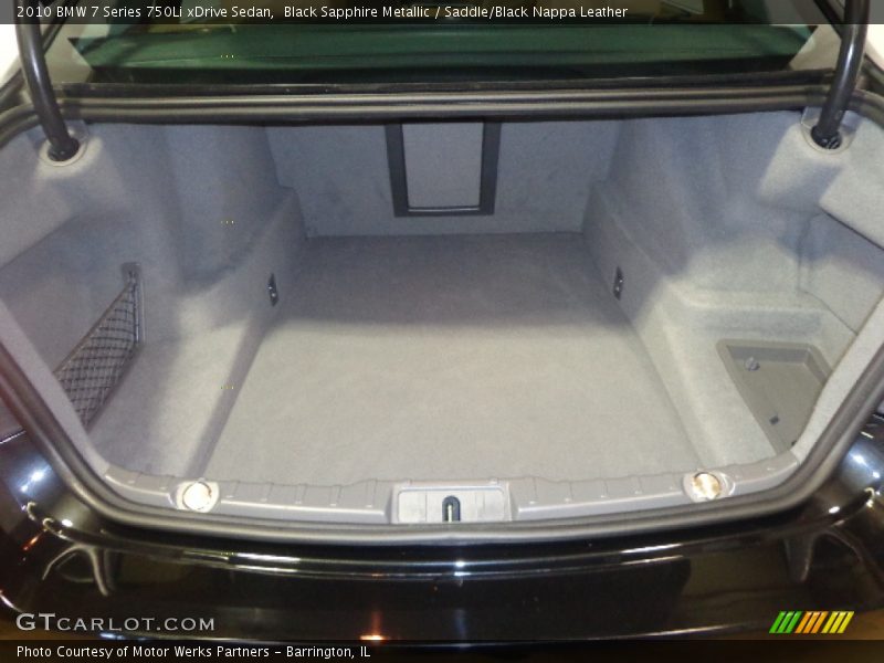 Black Sapphire Metallic / Saddle/Black Nappa Leather 2010 BMW 7 Series 750Li xDrive Sedan