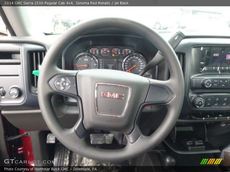 Sonoma Red Metallic / Jet Black 2014 GMC Sierra 1500 Regular Cab 4x4