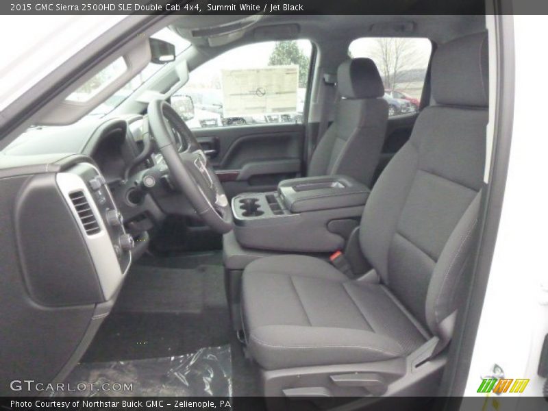 Summit White / Jet Black 2015 GMC Sierra 2500HD SLE Double Cab 4x4