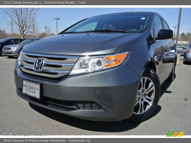 Polished Metal Metallic / Gray 2011 Honda Odyssey EX-L