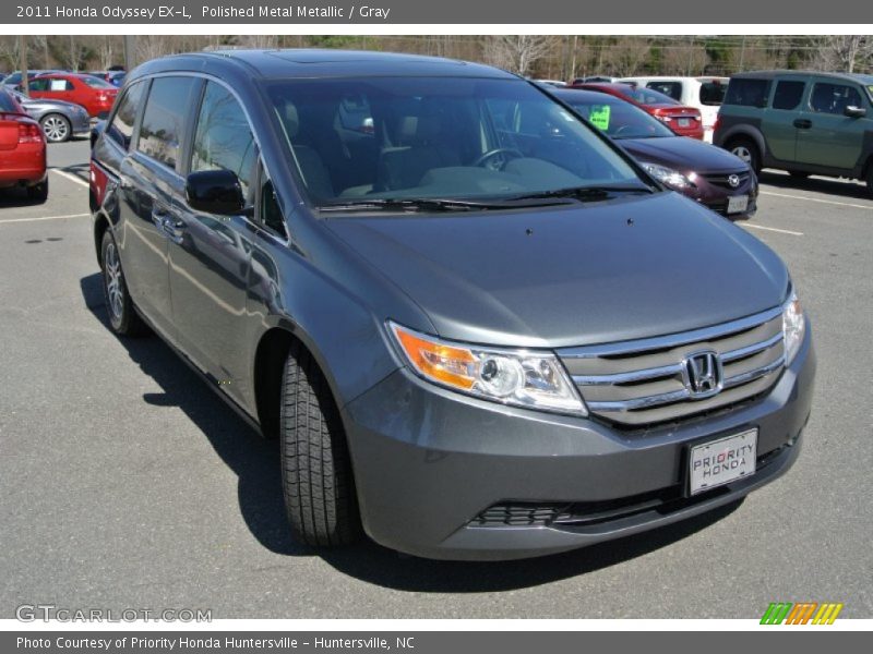 Polished Metal Metallic / Gray 2011 Honda Odyssey EX-L