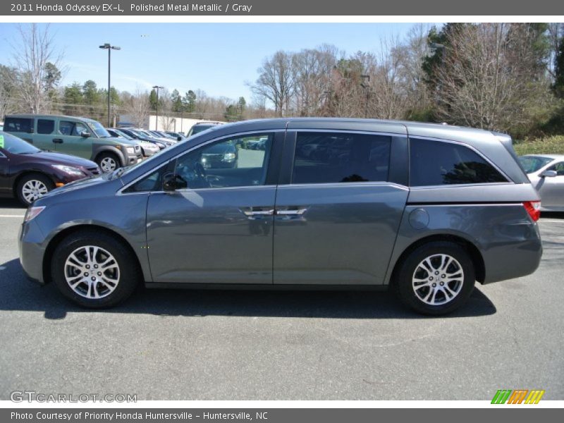 Polished Metal Metallic / Gray 2011 Honda Odyssey EX-L