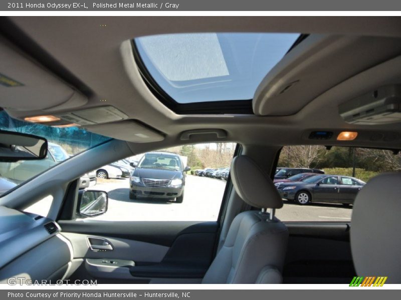 Polished Metal Metallic / Gray 2011 Honda Odyssey EX-L