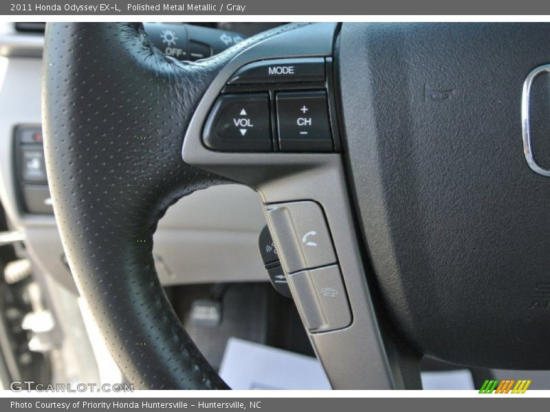 Polished Metal Metallic / Gray 2011 Honda Odyssey EX-L